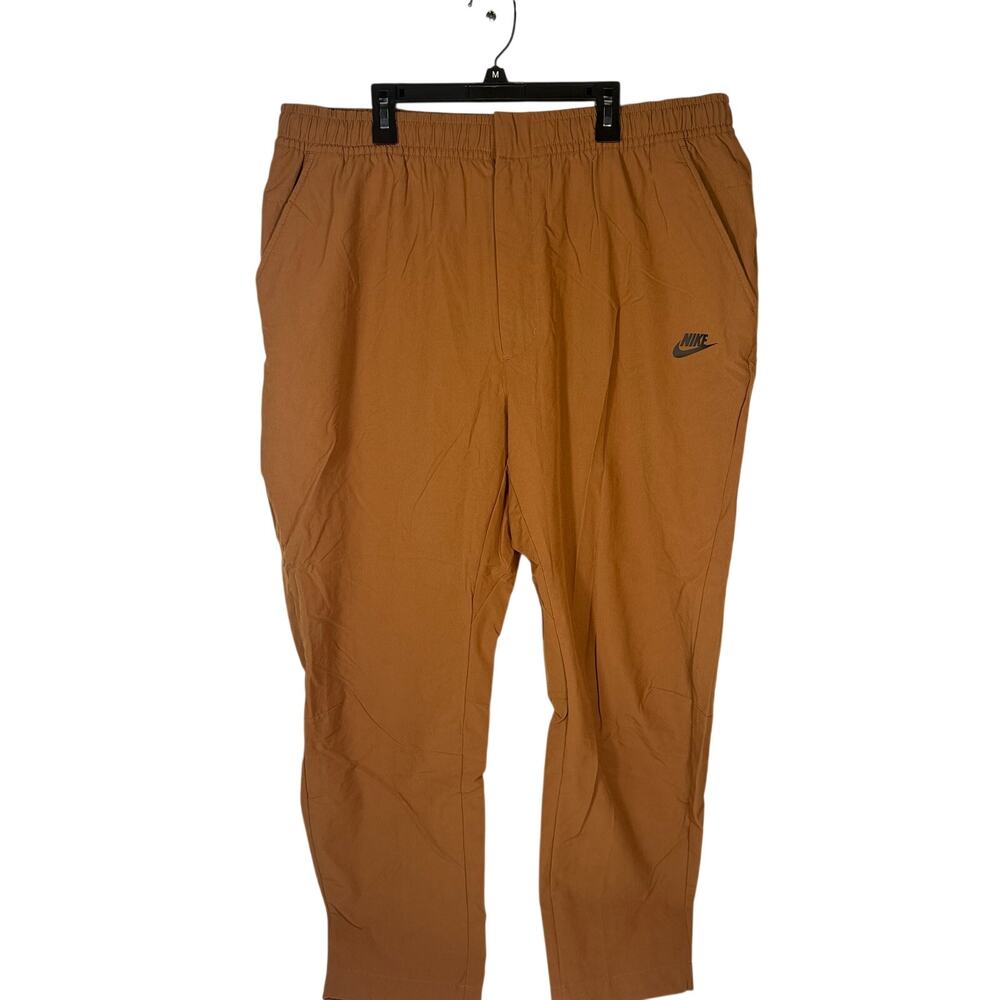Nike Sportswear Men’s Woven Pants Brown Cacao Size XXL Elastic Waist NWT